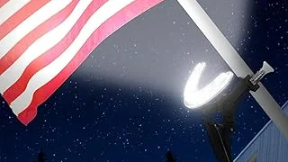 Most Popular 5 Flag Pole Solar Light