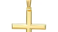 Most Popular 5 Solid Gold Cross Necklace