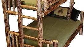 Most Popular 5 Solid Wood Queen Over Queen Bunk Bed Sale