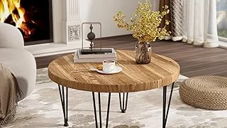 Most Popular 5 Solid Wood Round Coffee Table