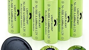 Top Rated 5 Rechargeable Batteries for Solar Lights